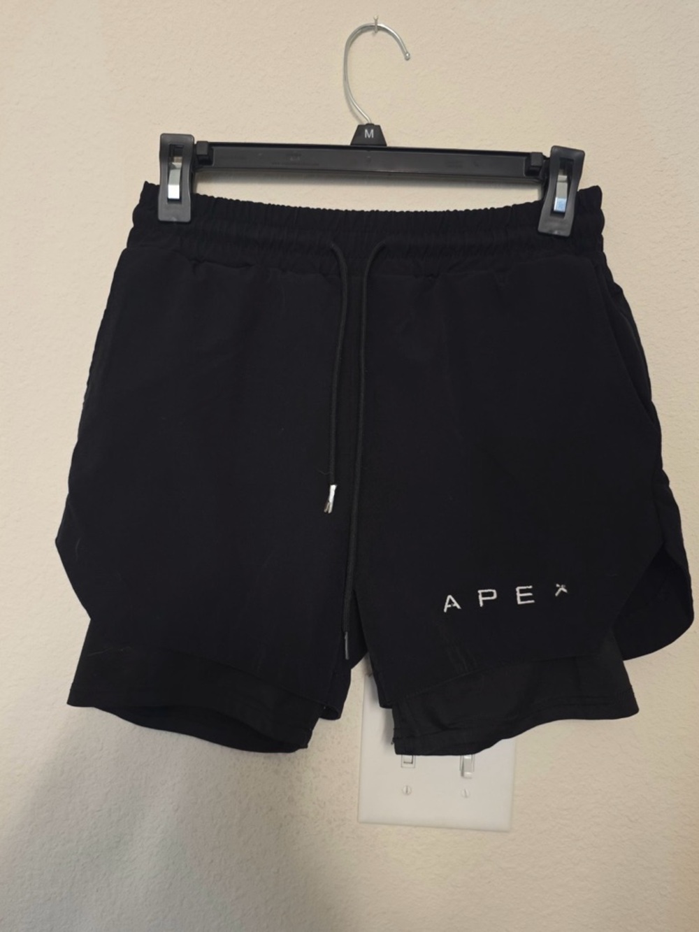 Apex Women's Black Athletic Drawstring Shorts